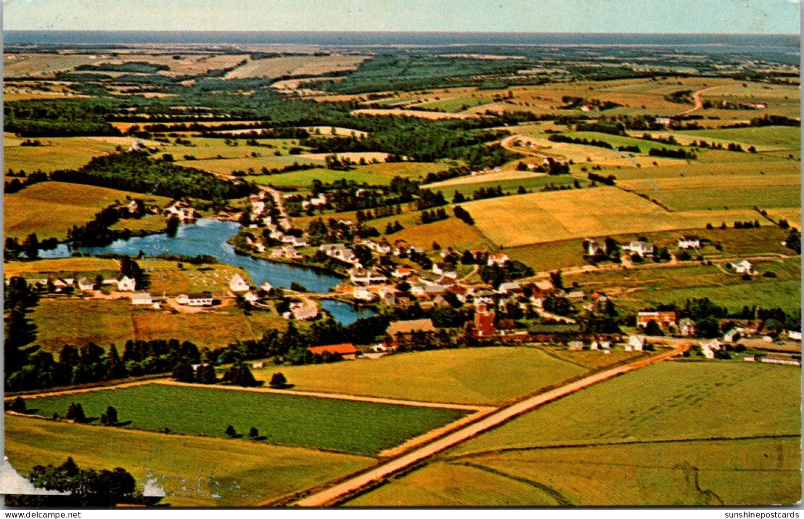 Canada Prince Edward Island Aerial View Of Hunter River - Sonstige & Ohne Zuordnung