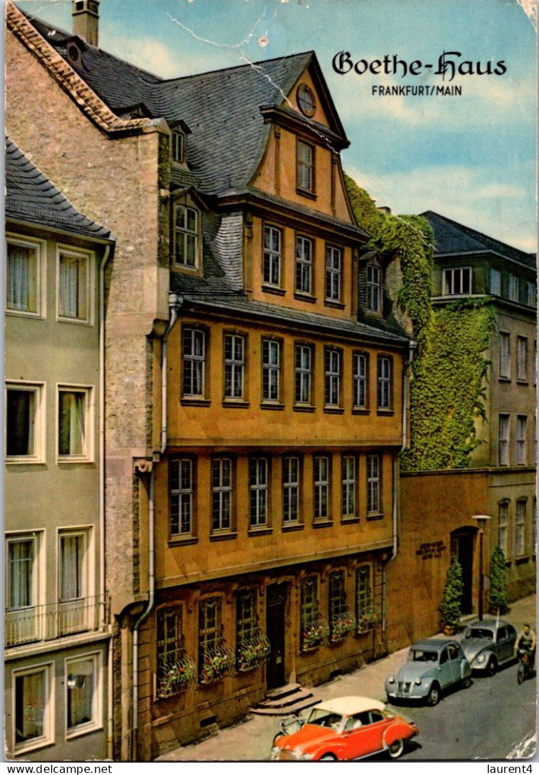 (4 R 4) Germany - Goethe House In Frankfurt - Ecrivains