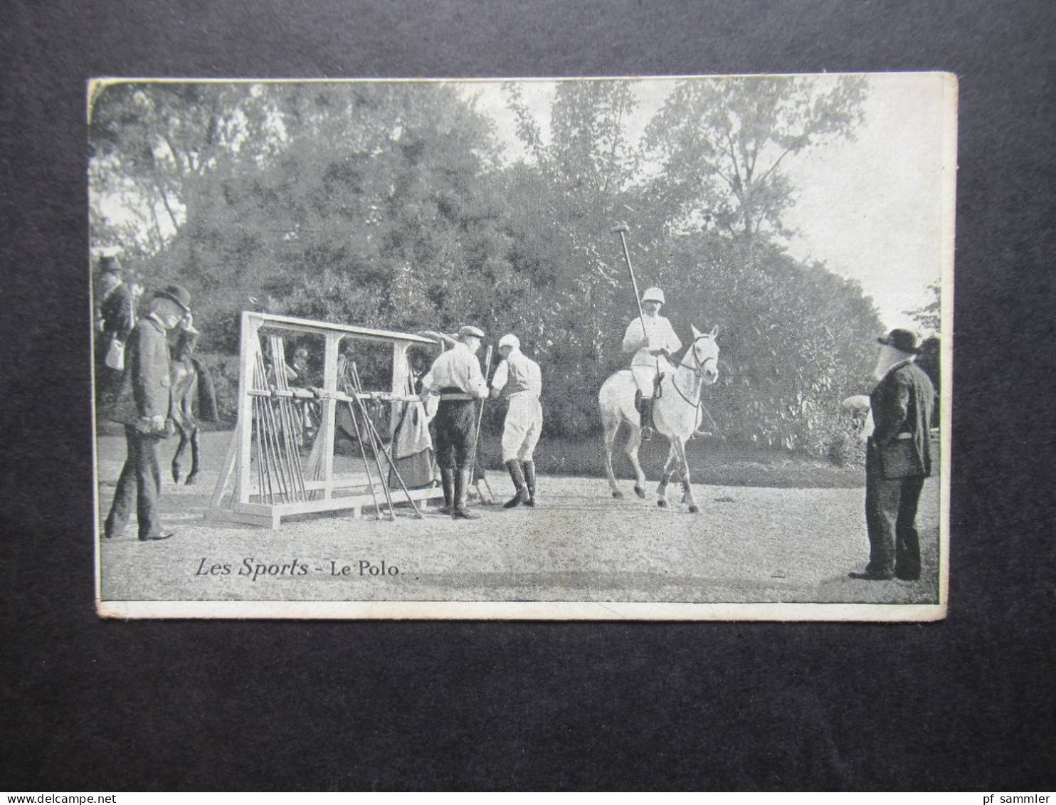 Alte AK Frankreich Um 1910 Motiv PK Les Sports Le Polo / Reitsport / Pferdesport / Polo / Ungebraucht - Horse Show