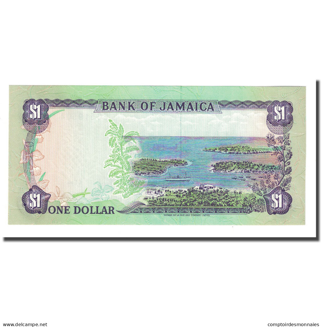 Billet, Jamaica, 1 Dollar, 1990-01-01, KM:68Ad, NEUF - Jamaique