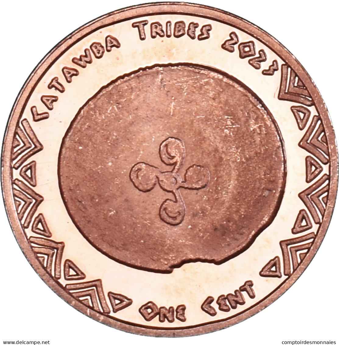 Monnaie, États-Unis, Cent, 2023, Catawba Tribes.BE, SPL, Cuivre - Commemorative