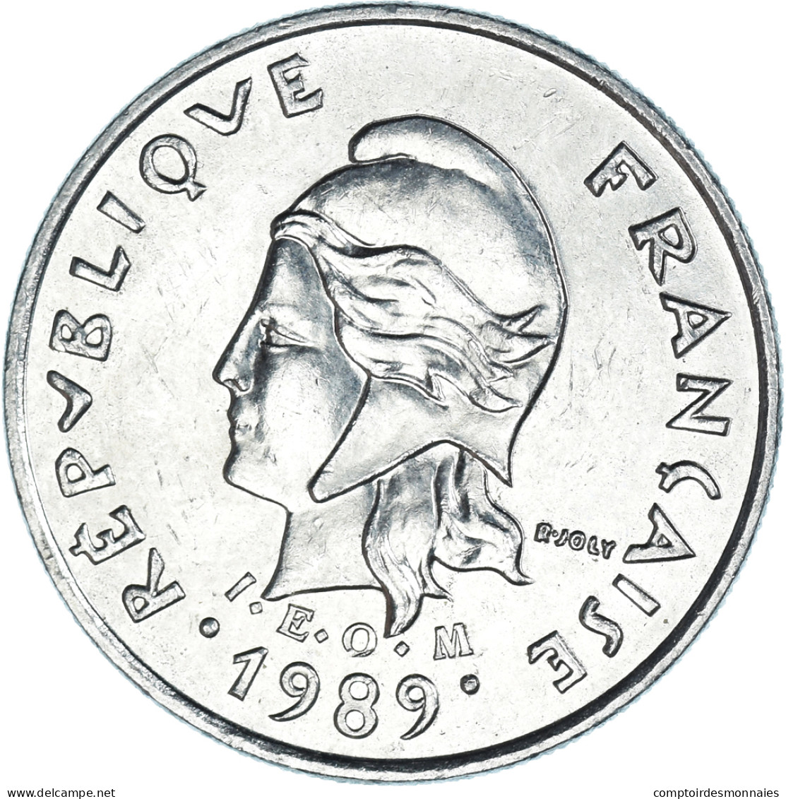 Monnaie, Nouvelle-Calédonie, 10 Francs, 1989 - Nouvelle-Calédonie