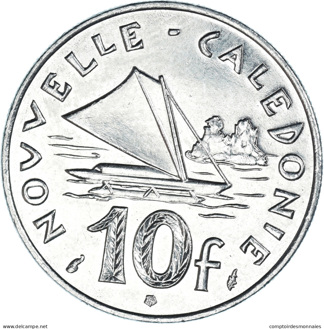 Monnaie, Nouvelle-Calédonie, 10 Francs, 1989 - Nouvelle-Calédonie