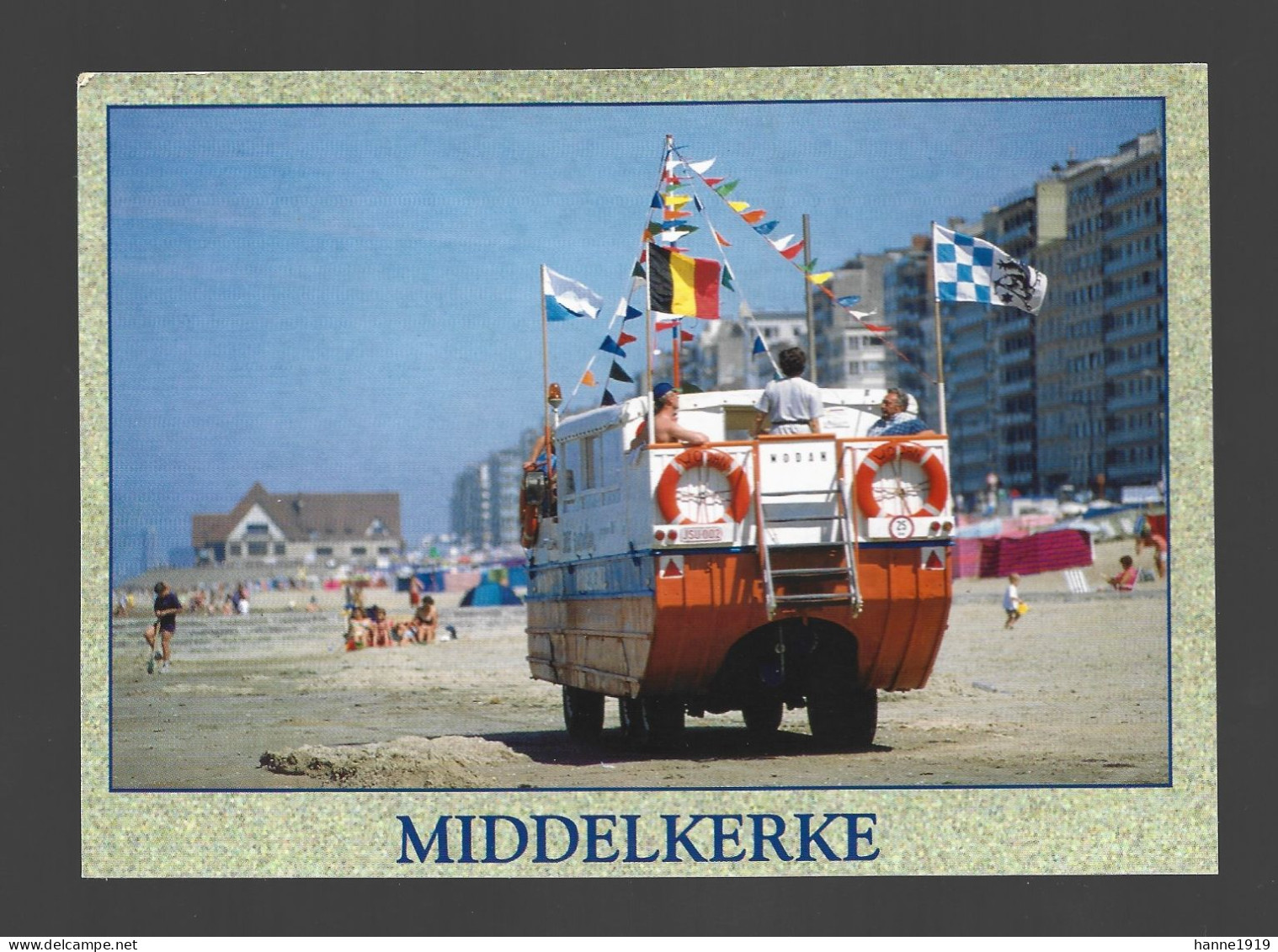 Middelkerke Strand Foto Prentkaart Htje - Middelkerke