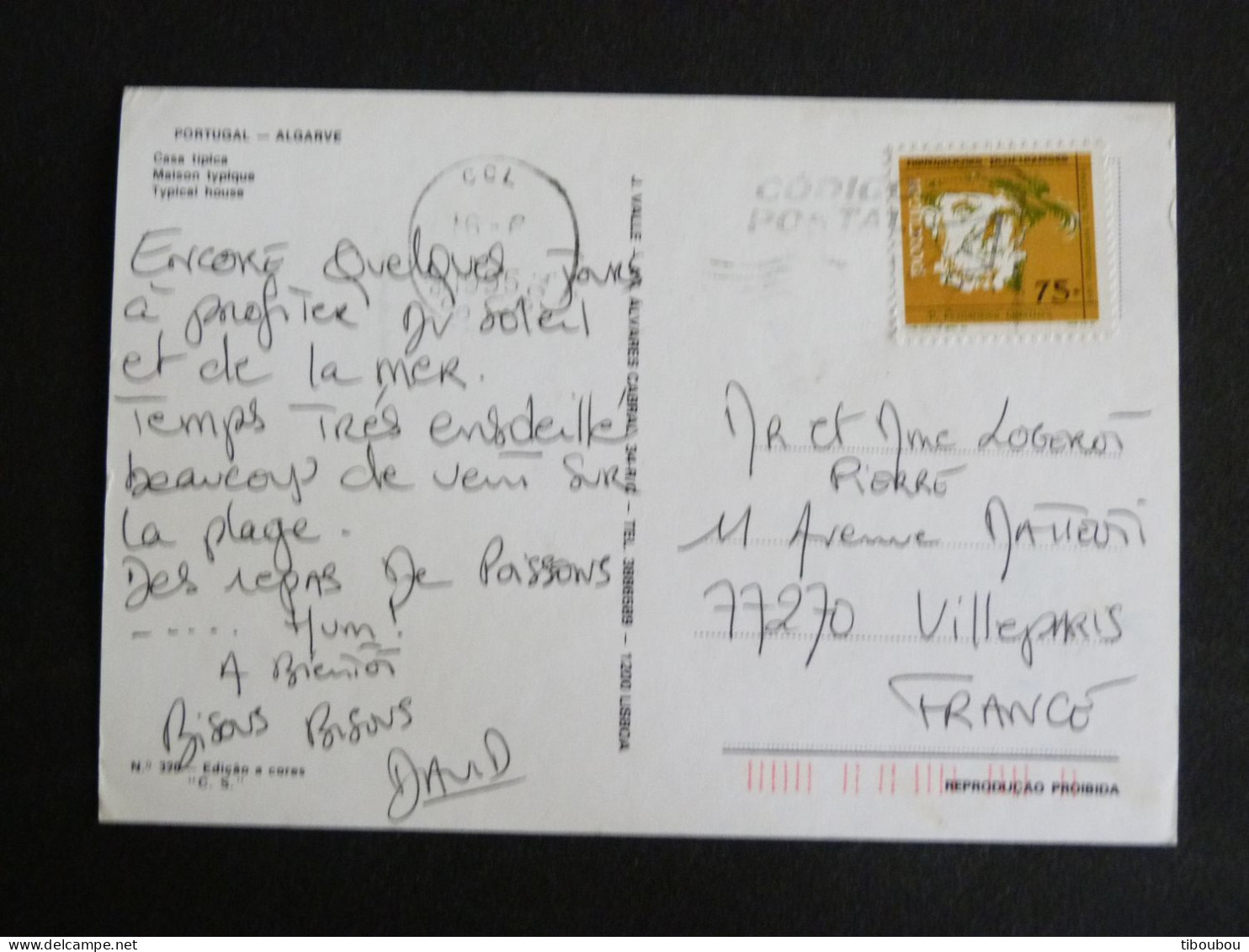 PORTUGAL AVEC YT 1987 P. FERNANDES QUENOZ NAVIGATEUR - ALGARVE - Covers & Documents