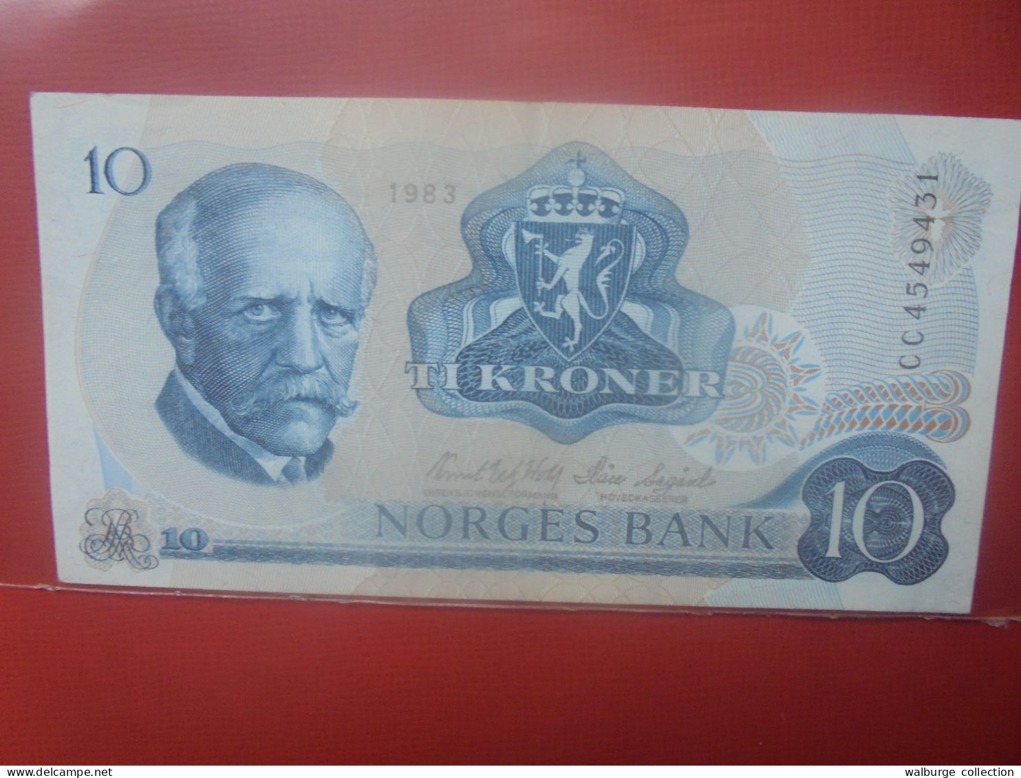 NORVEGE 10 KRONER 1983 Circuler (B.29) - Norvège