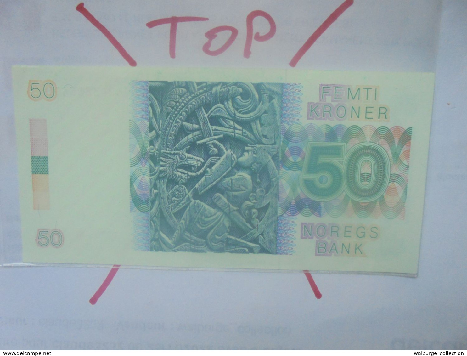 NORVEGE 50 KRONER 1989 Neuf (B.29) - Norwegen