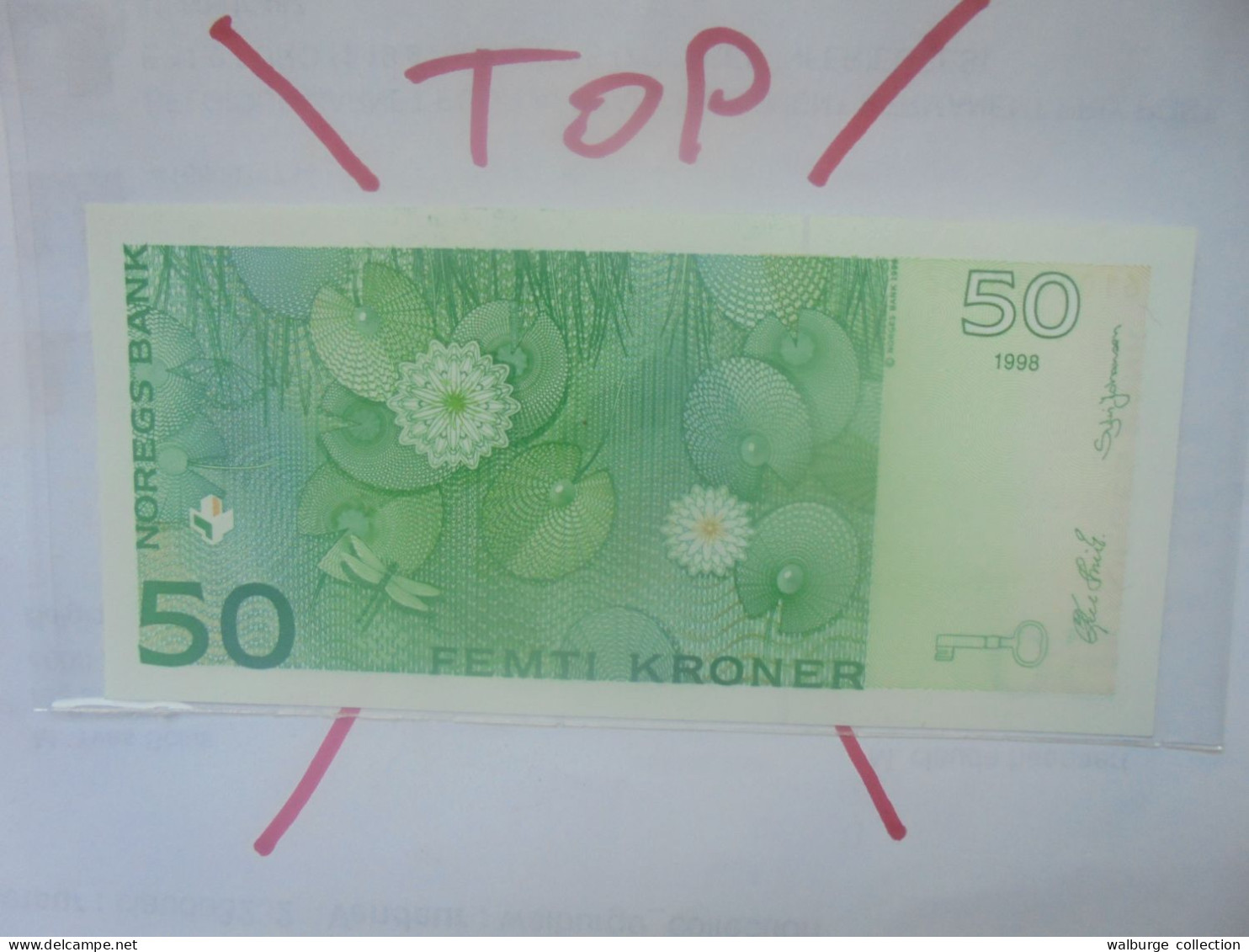 NORVEGE 50 KRONER 1998 Neuf (B.29) - Norway