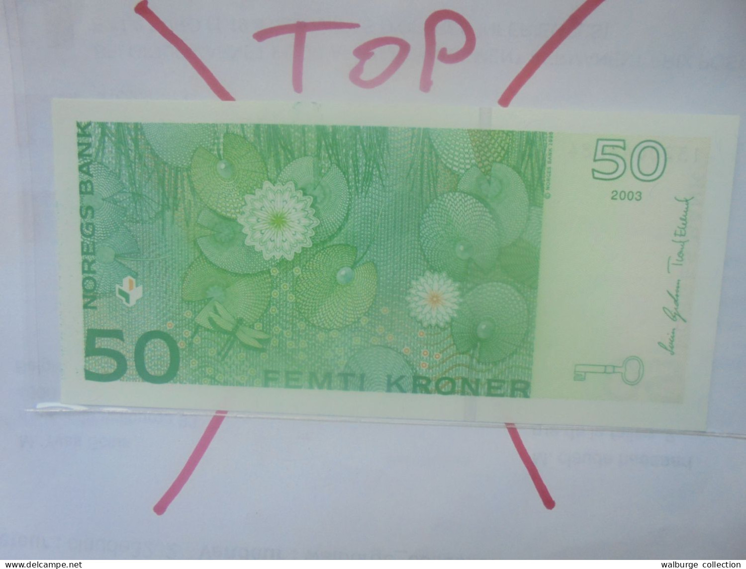 NORVEGE 50 KRONER 2003 Neuf (B.29) - Norway