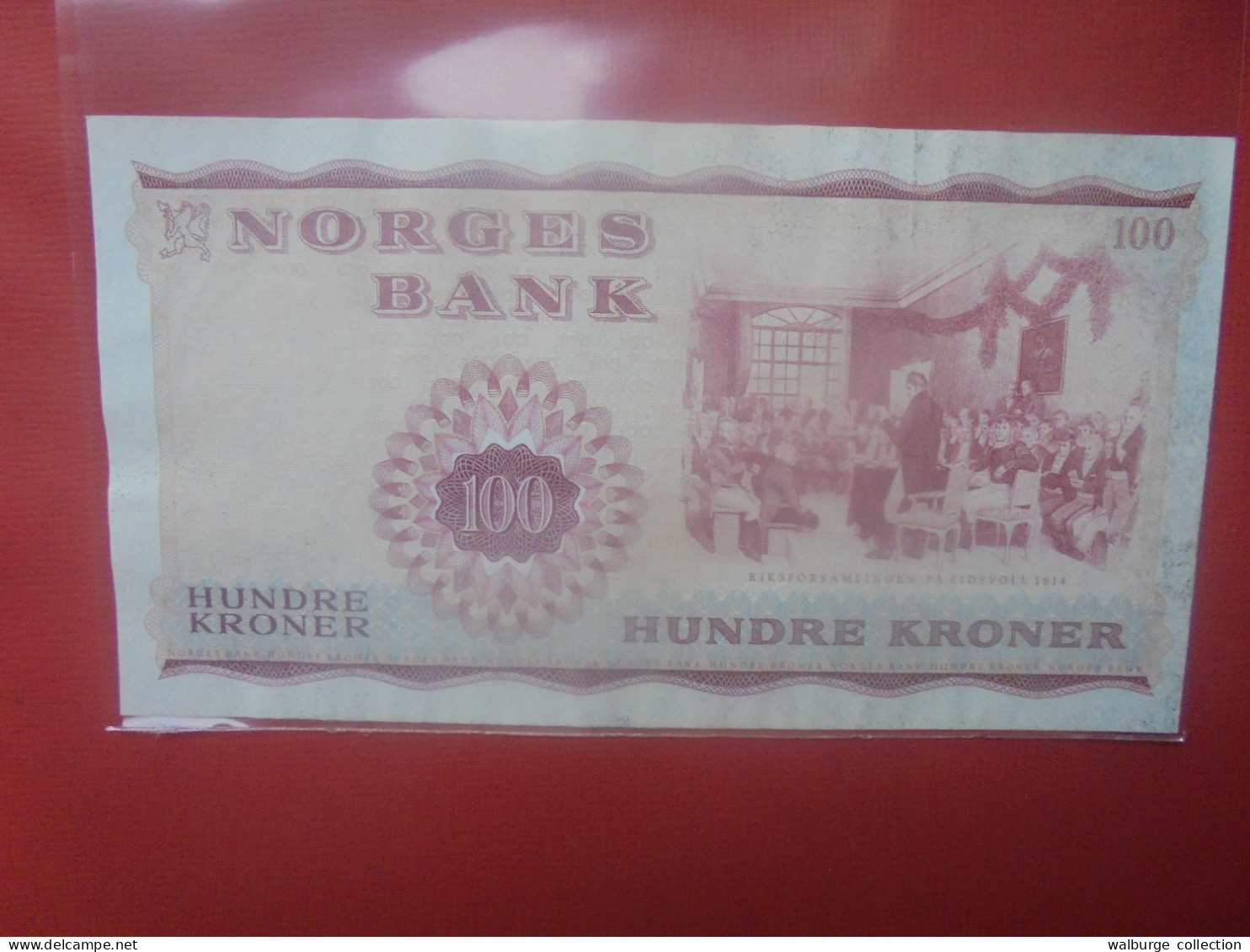 NORVEGE 100 KRONER 1969 Circuler (B.29) - Norway