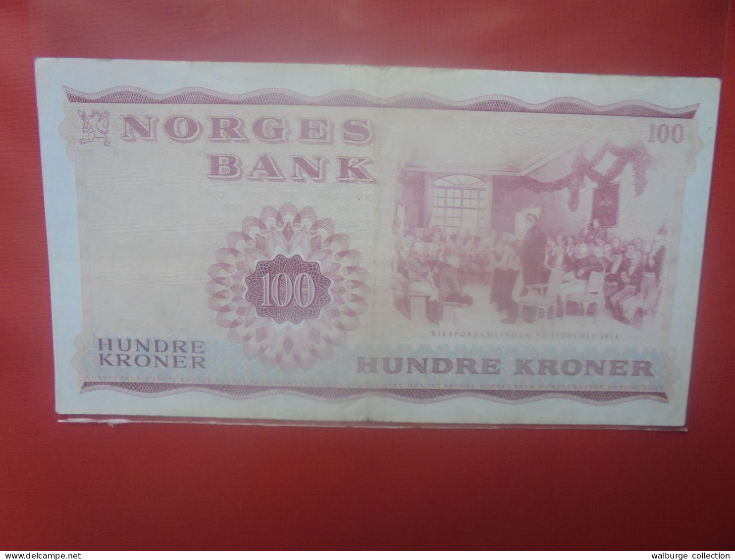 NORVEGE 100 KRONER 1975 Circuler (B.29) - Norway