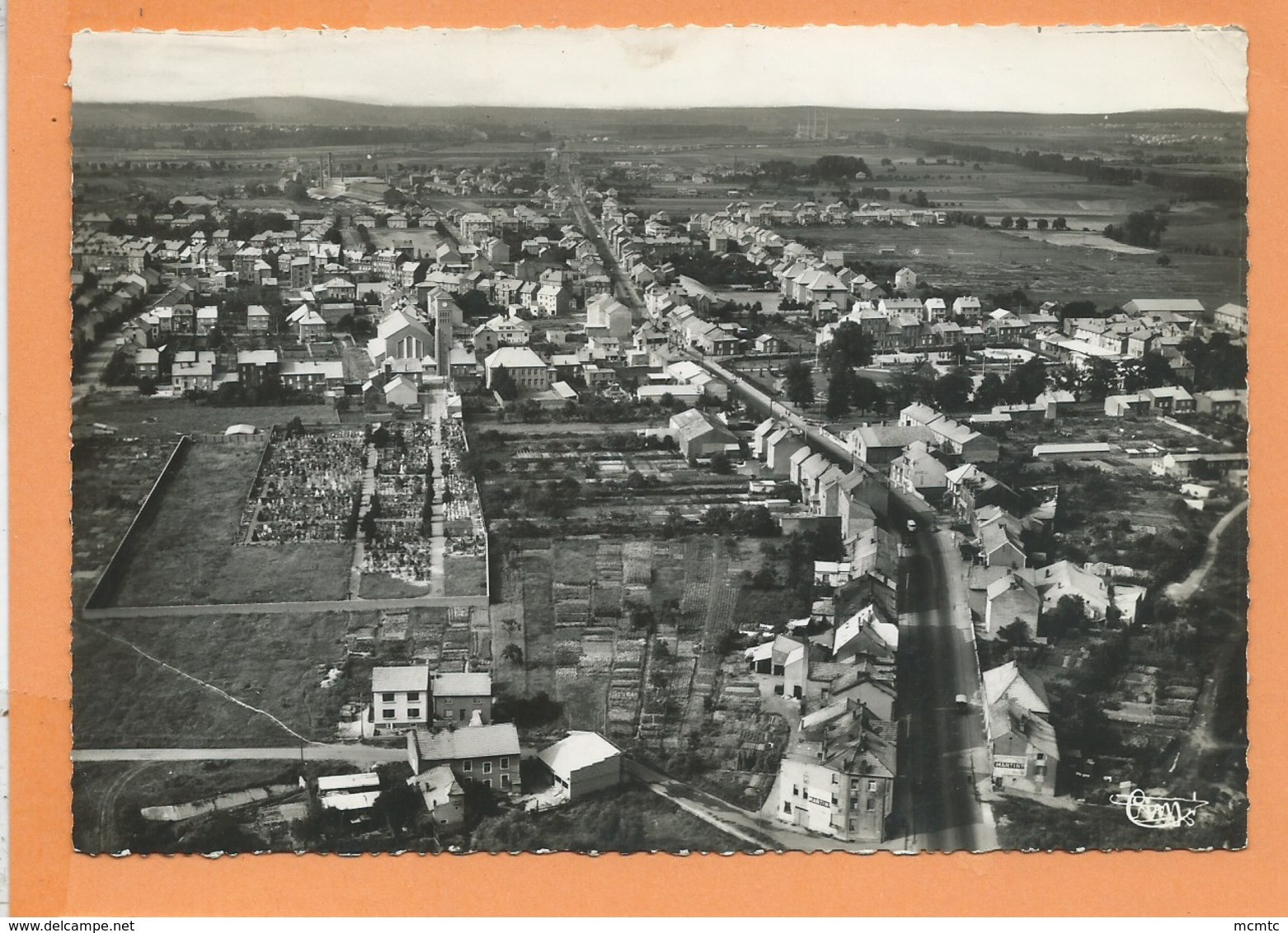 CPSM Grand Format -   Hagondange  - (Moselle ) - Vue Générale Aérienne - Hagondange