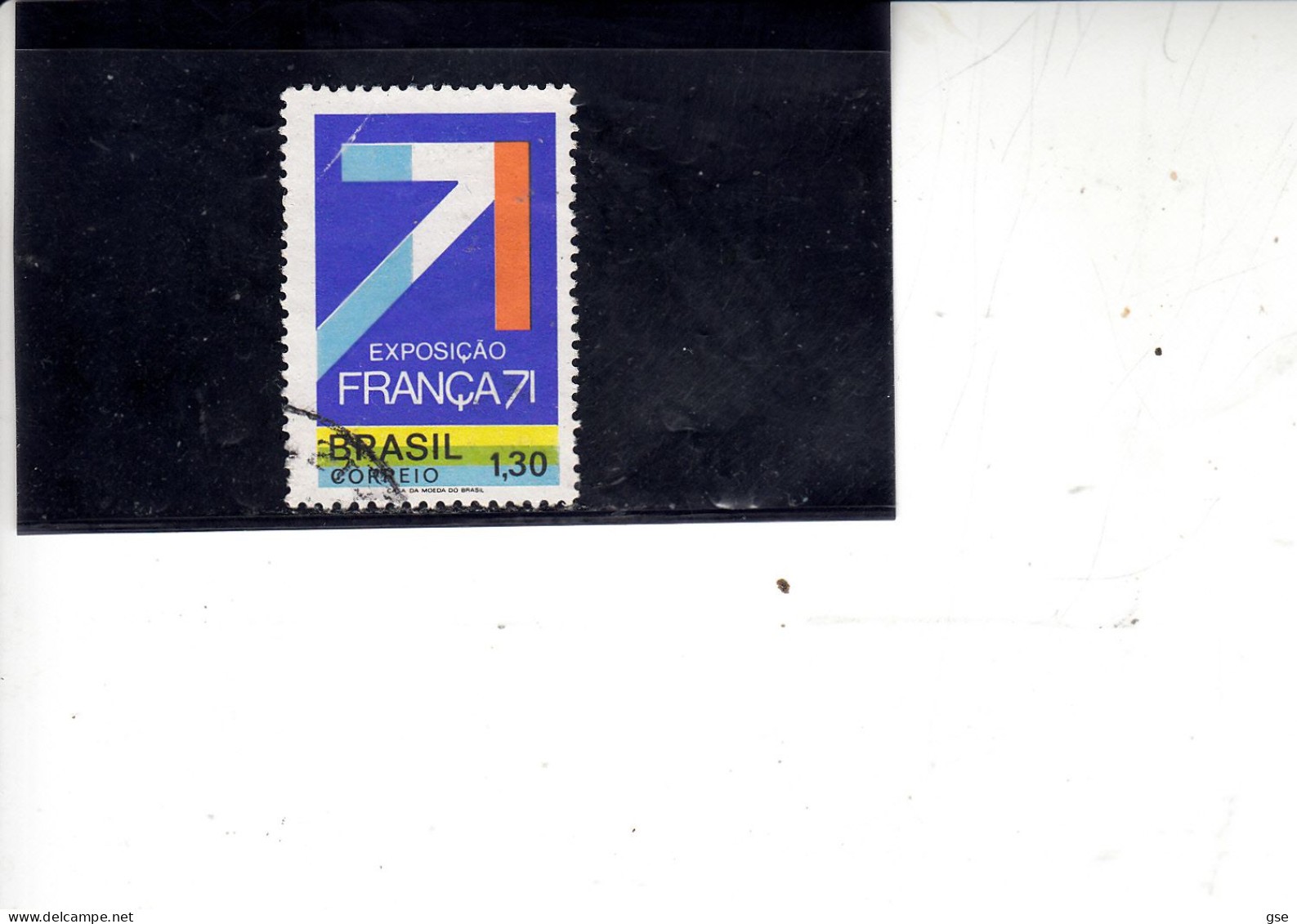 BRASILE  1971 - Yvert  942° - Franca '71 - Used Stamps