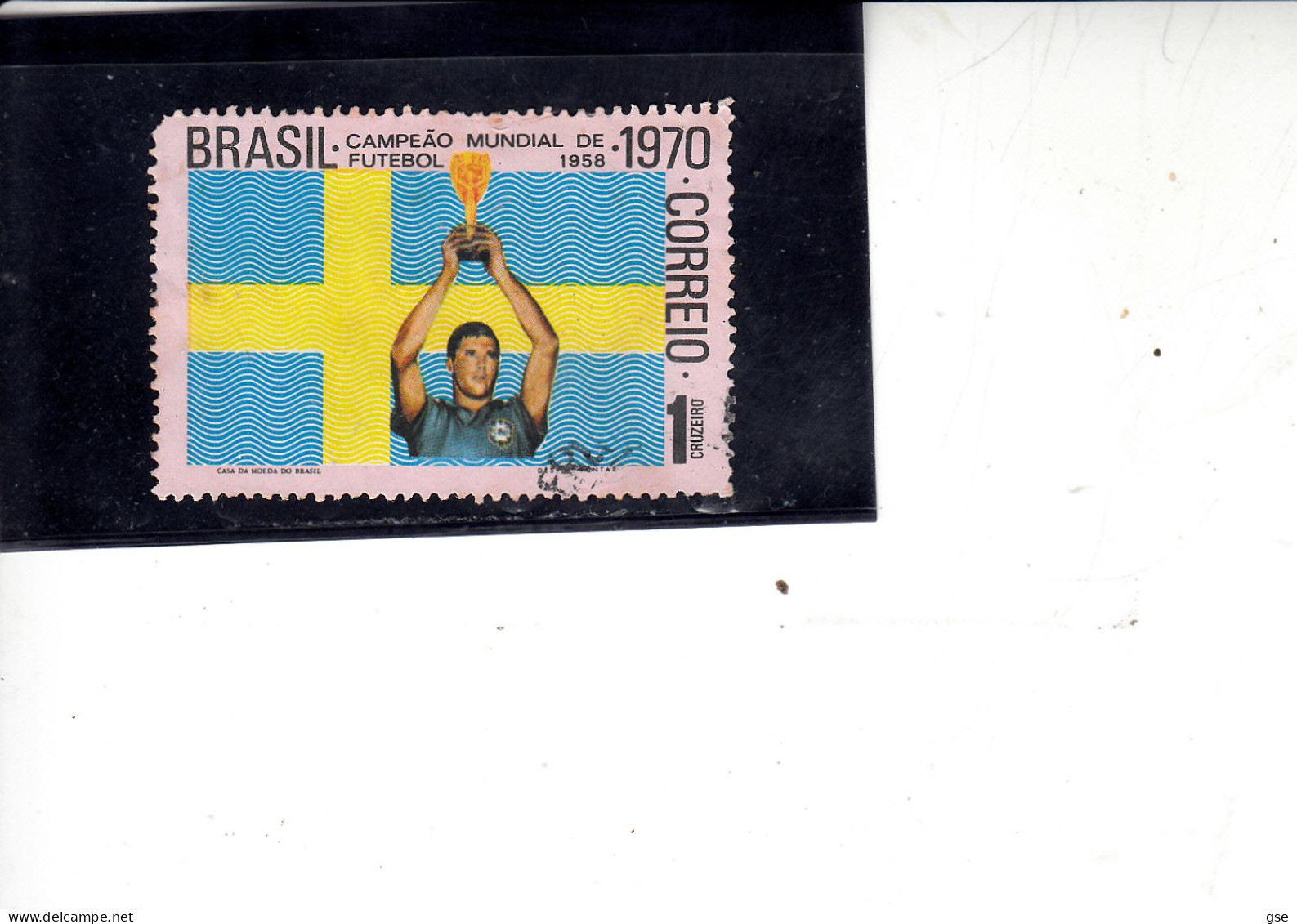 BRASILE  1970 - Yvert  935° -  Sport -  Calcio - Used Stamps