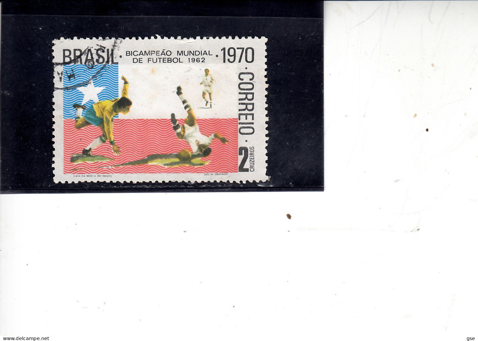 BRASILE  1970 - Yvert  936° -  Sport -  Calcio - Used Stamps