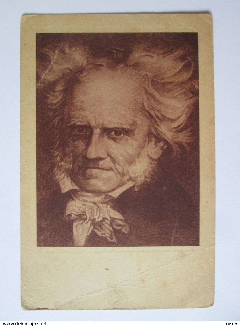 A.Schopenhauer Portrait Ilustrateur Joe Olitzki,c.pos.vers 1920/A.Schopenhauer Portrait Illustrator Joe Olitzki Pos.20s - Ecrivains