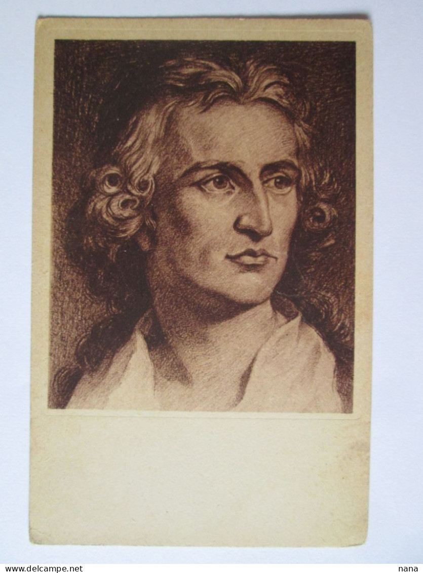 Fr.Schiller Portrait Ilustrateur Joe Olitzki,c.pos.vers 1920/Fr.Schiller Portrait Illustrator Joe Olitzki Postcard 20s - Ecrivains