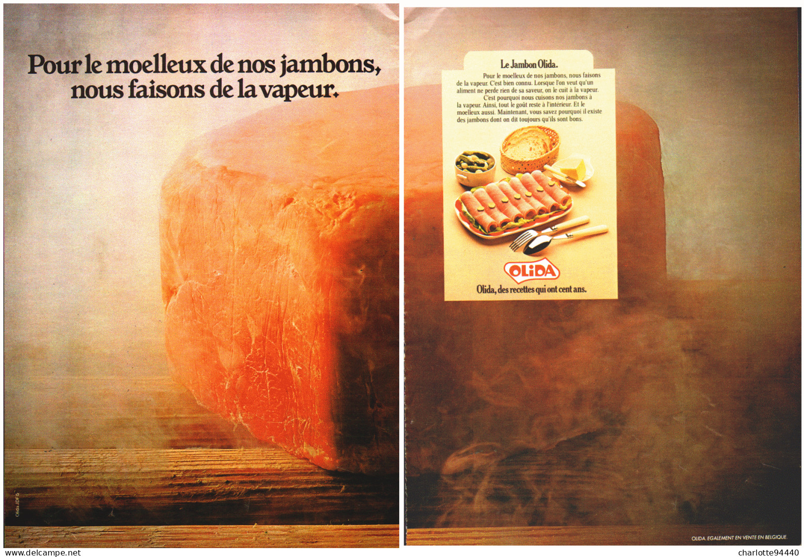 PUB CHARCUTERIE  " OLIDA "  1979  ( 8 ) - Afiches