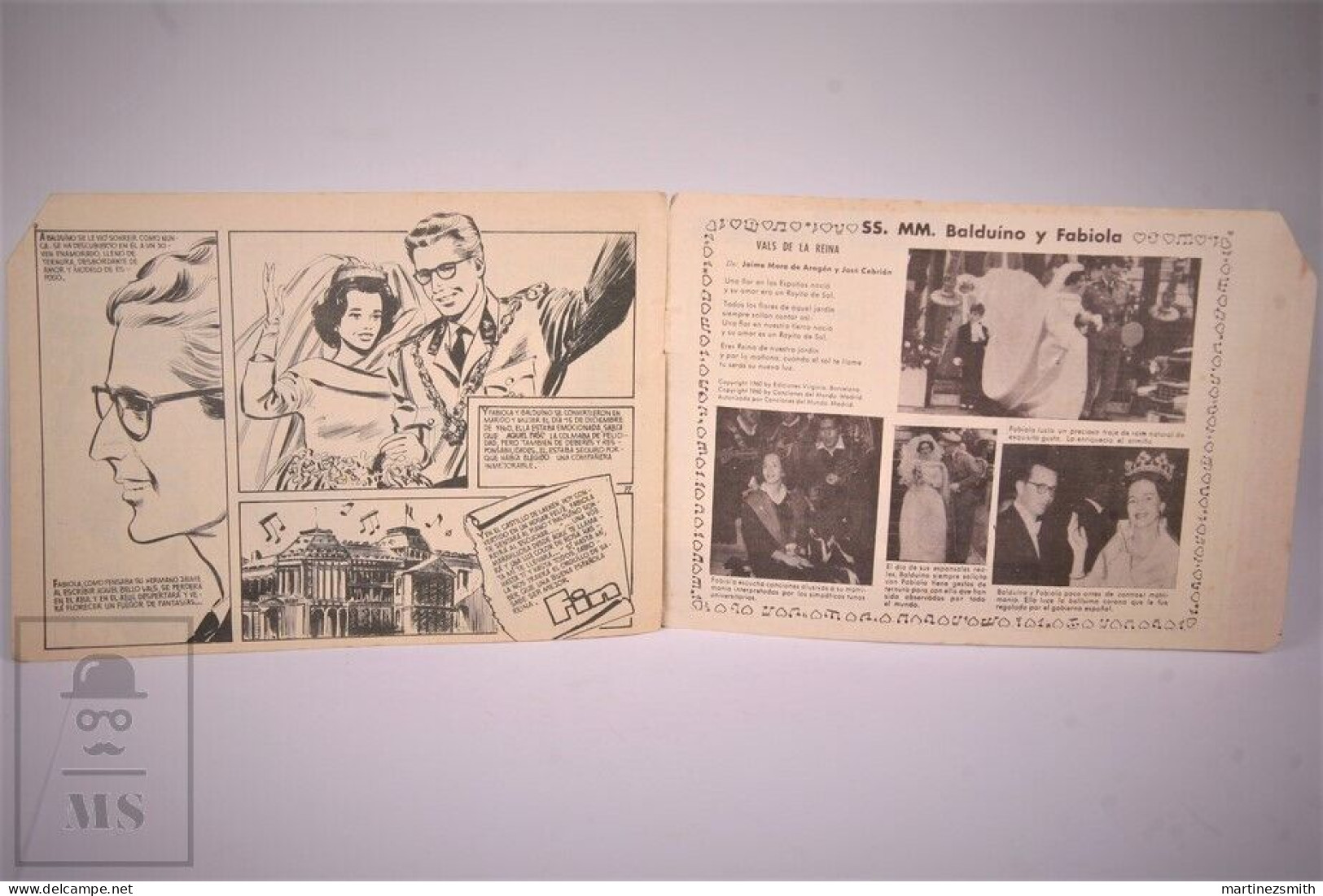 Comic Year 1960 Publication Fabiola Spanish Queen Of Belgium - King Baudouin - Autres & Non Classés