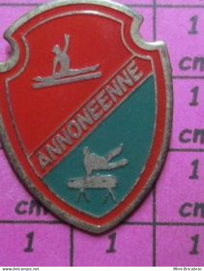 2219 Pin's Pins / Beau Et Rare / SPORTS / CLUB GYMNASTIQUE BLASON ANNONEENNE - Gymnastics