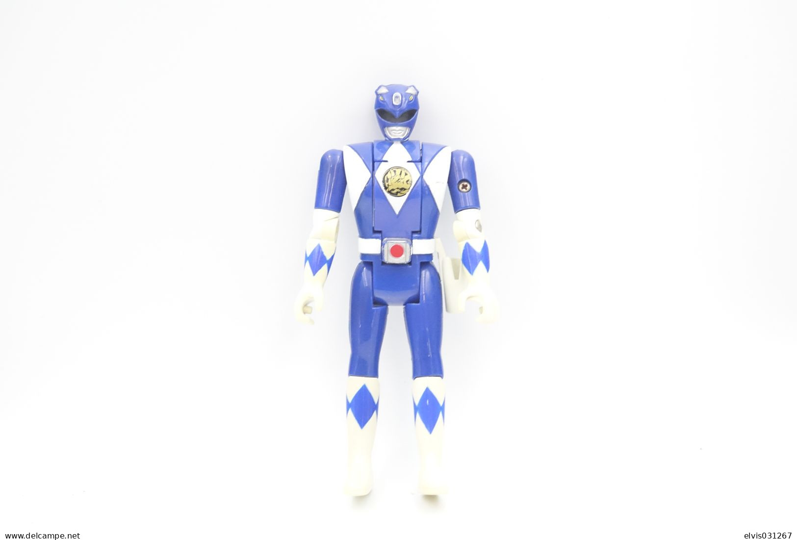 Vintage ACTION FIGURE POWER RANGERS: BLUE RANGER CYCLIN FLIP HEAD - Ranger - Original Bandai 1993 - GI JOE - Action Man