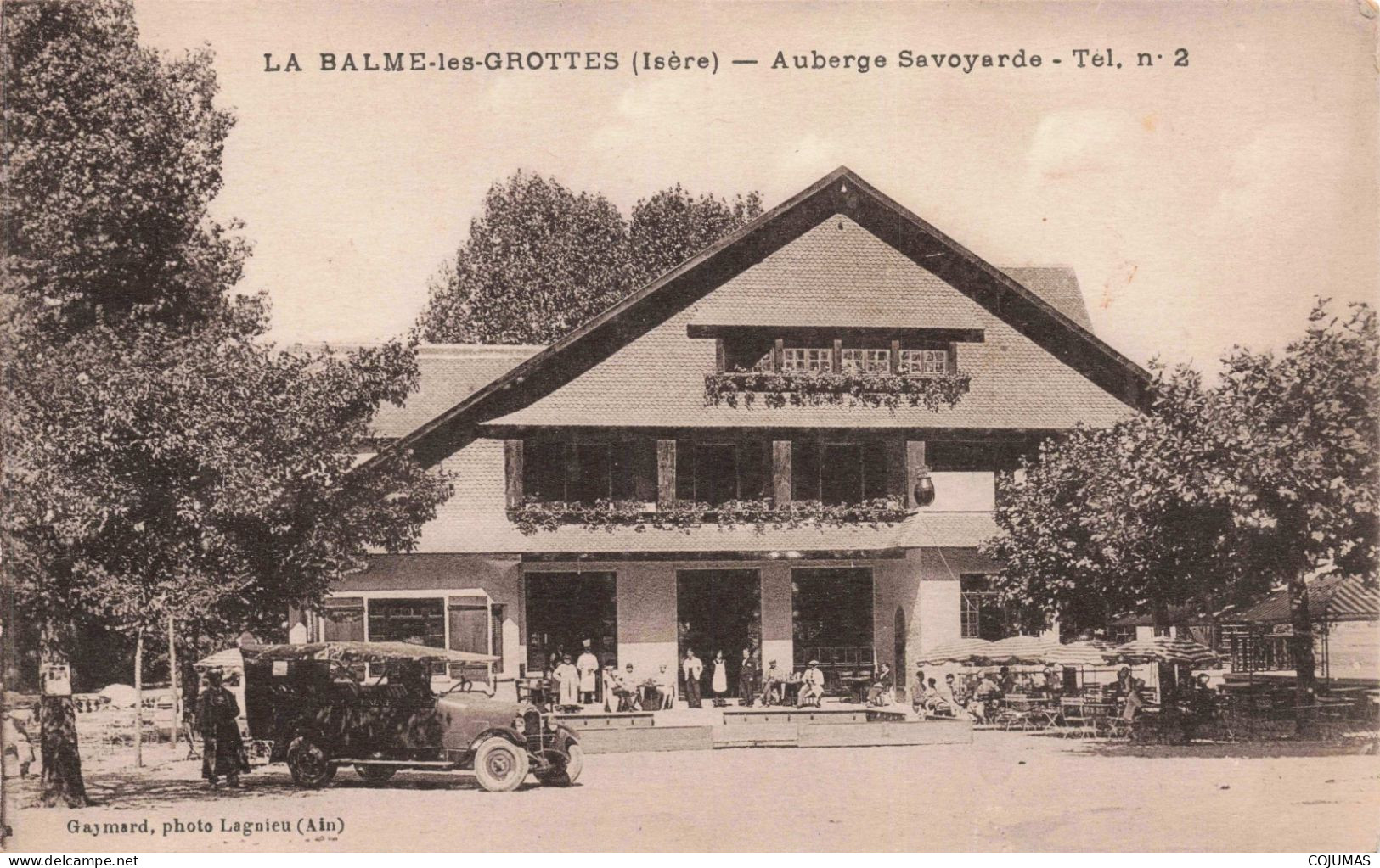 38 - LA BALME LES GROTTES - S17950 - Auberge Savoyarde - Automobile - La Balme-les-Grottes