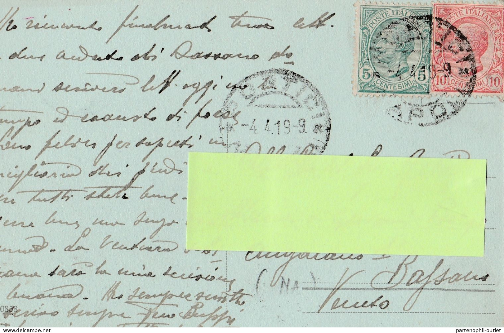 Cartolina  - Postcard / Viaggiata - Sent  /  Portici - Granatiello. - Portici