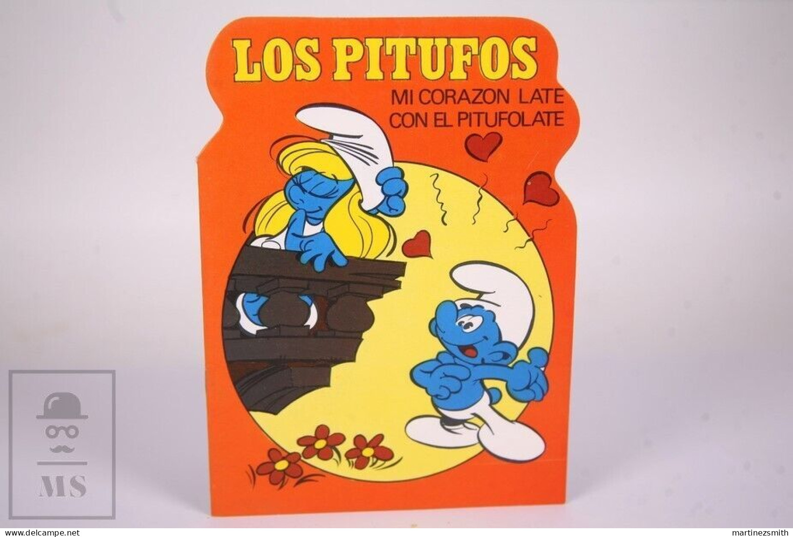 Original 1982 Smurfs Peyo Die-Cut Childrens Book - First Edition - Small Sized - Juniors