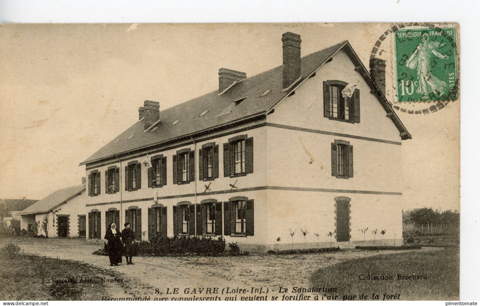 LE GAVRE LE SANATORIUM RECOMMANDE AUX CONVALESCENTS QUI VEULENT SE FORTIFIER A L'AIR PUR DE LA FORET 1923 - Le Gavre