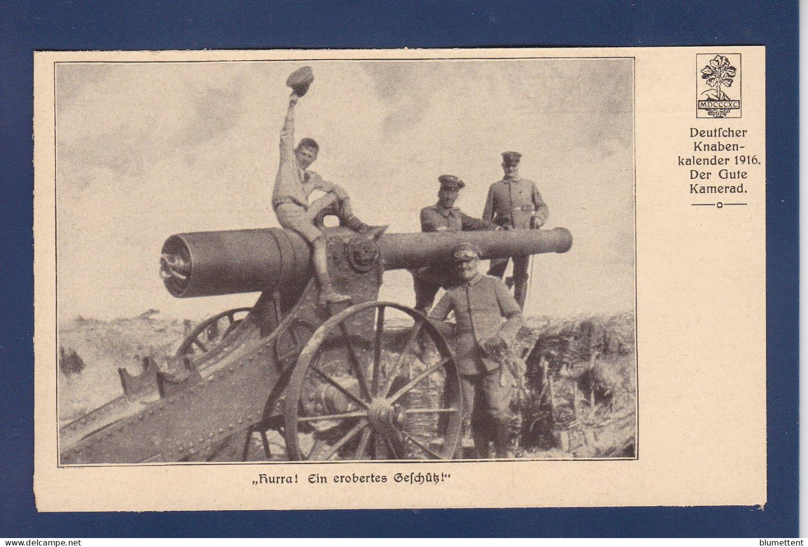 CPA Allemagne Canon 1916 Guerre War Non Circulé - Sonstige & Ohne Zuordnung