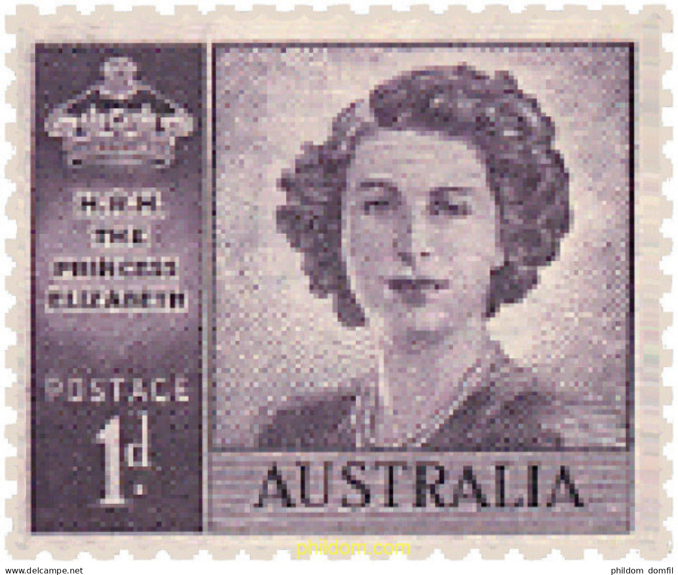 706182 MNH AUSTRALIA 1947 BODA DE LA PRINCESA ISABEL - Nuevos