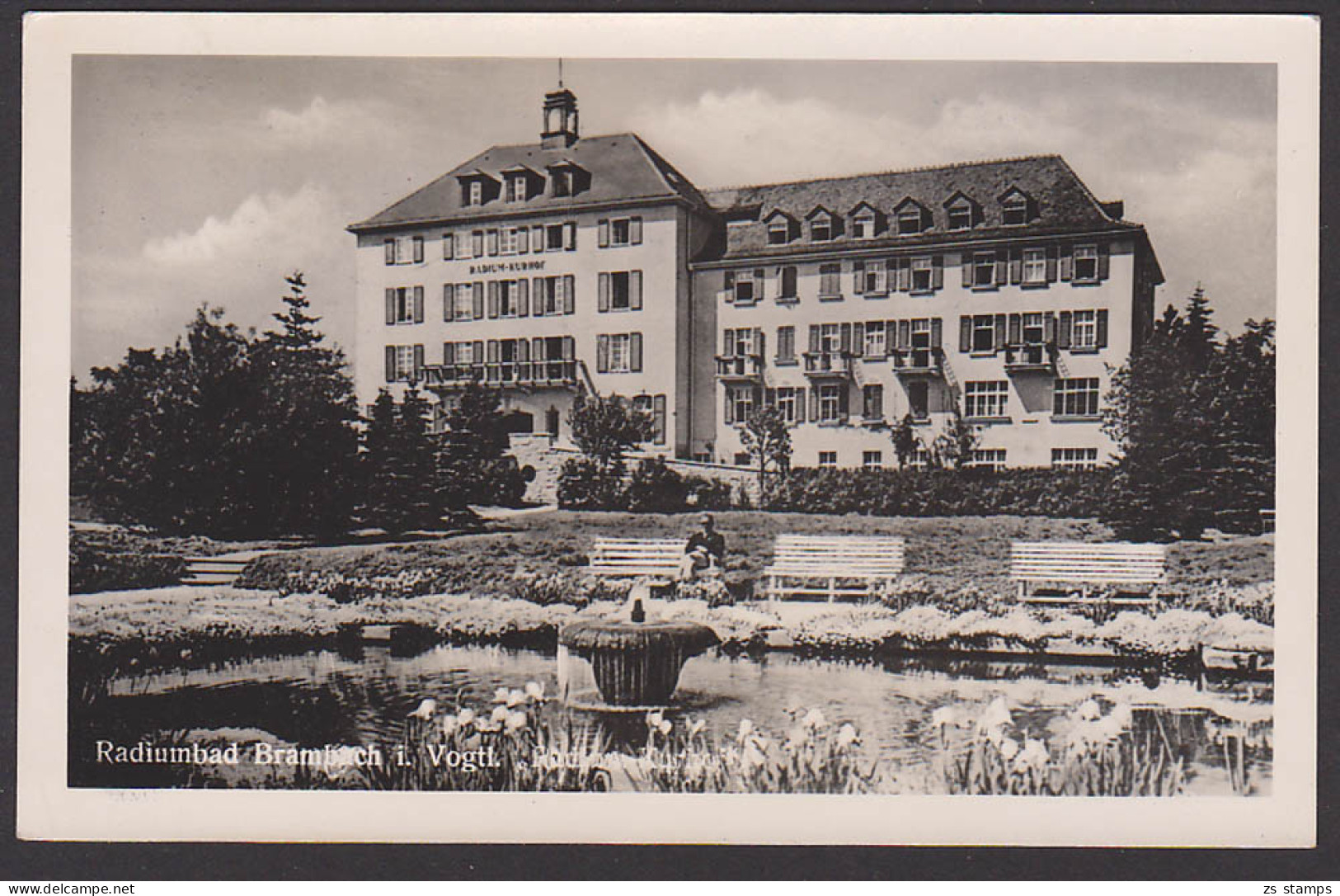 Radiumbad Brambach I. Vogtland Kurhaus Juliot-Curie-Sanatorium, Volksheilbad 1961 - Bad Brambach