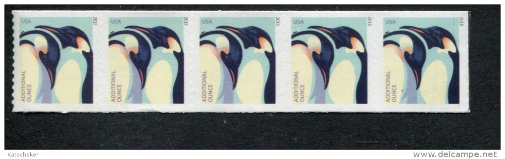 330722539 2015 (XX)  POSTFRIS MINT NEVER HINGED  SCOTT 4990 WILDLIFE EMPEROR PENQUINS BIRDS - Neufs