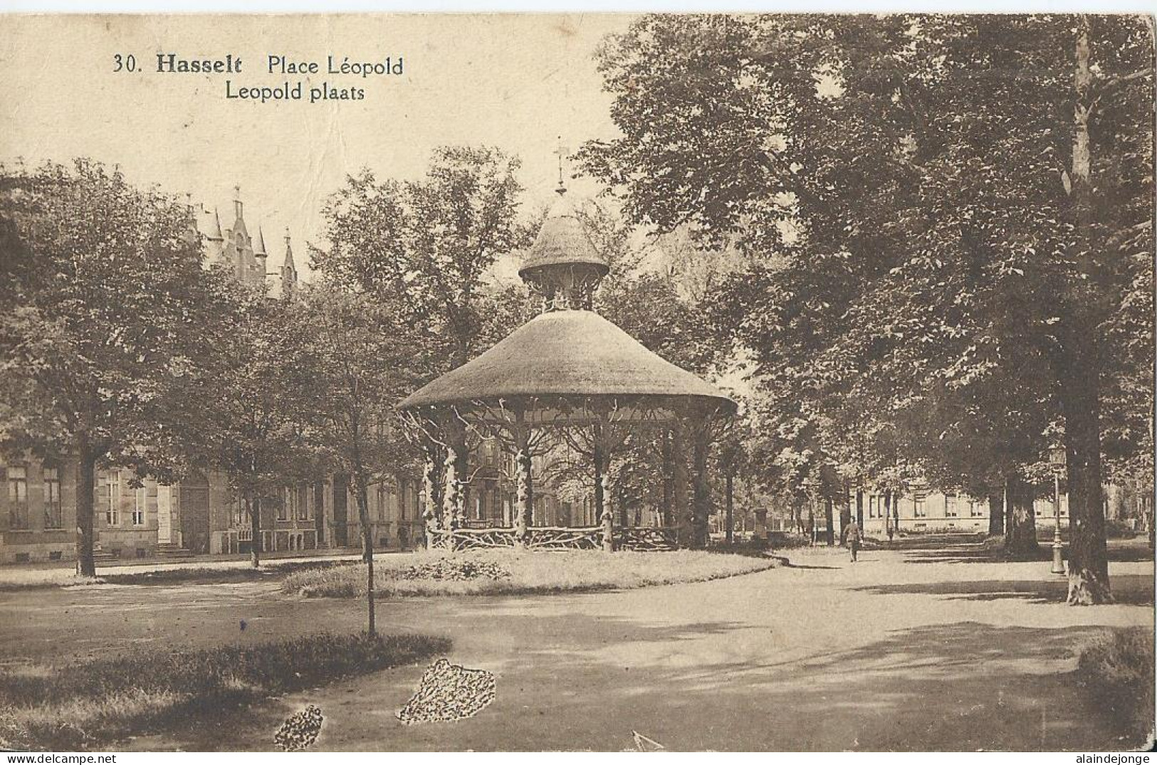 Hasselt - Place Léopold - Leopold Plaats - Kiosk - 1933 - Hasselt