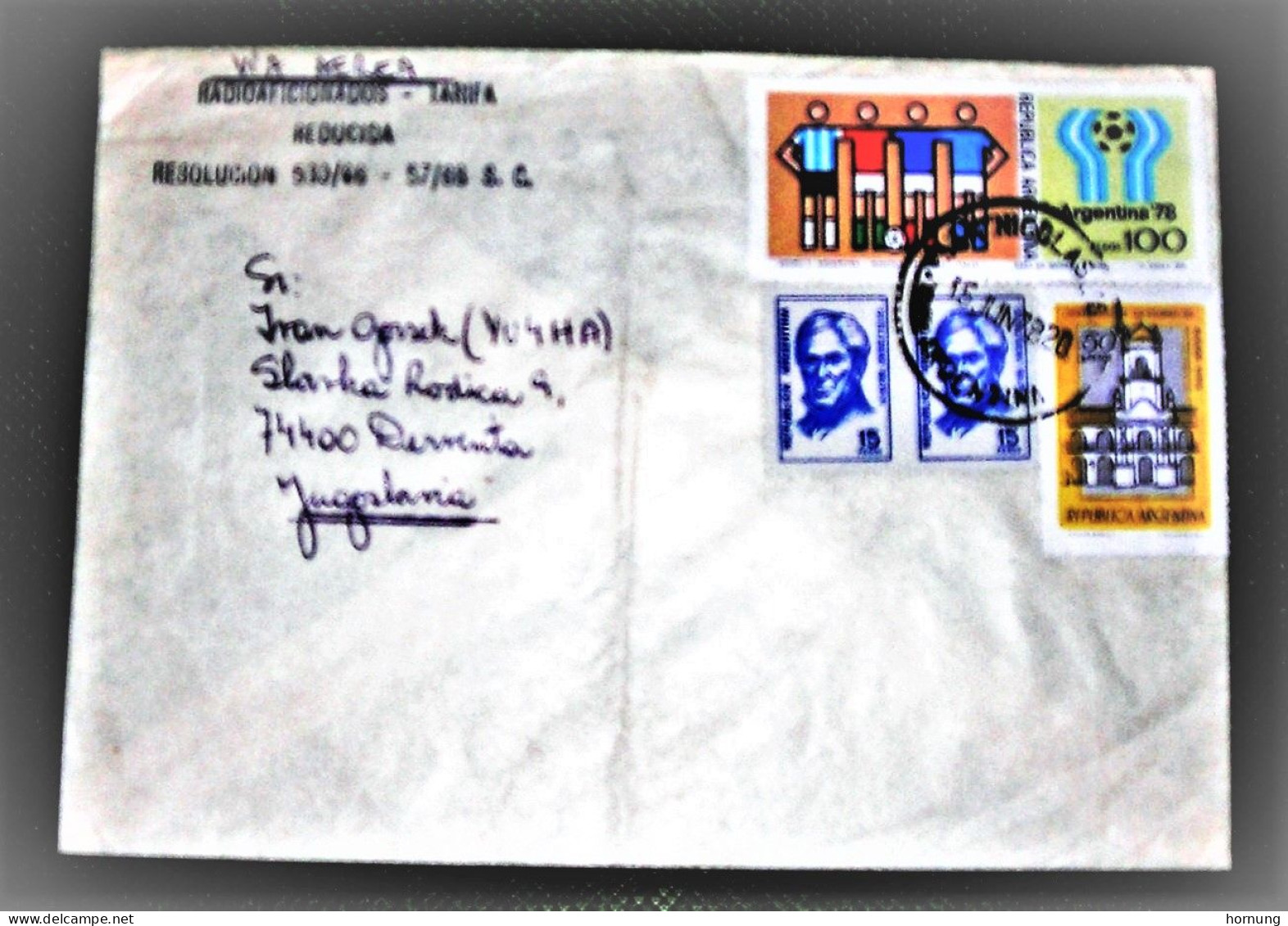 Argentina,1978,World Championship In Football-Letter,15.JUN.78 . - Gebraucht