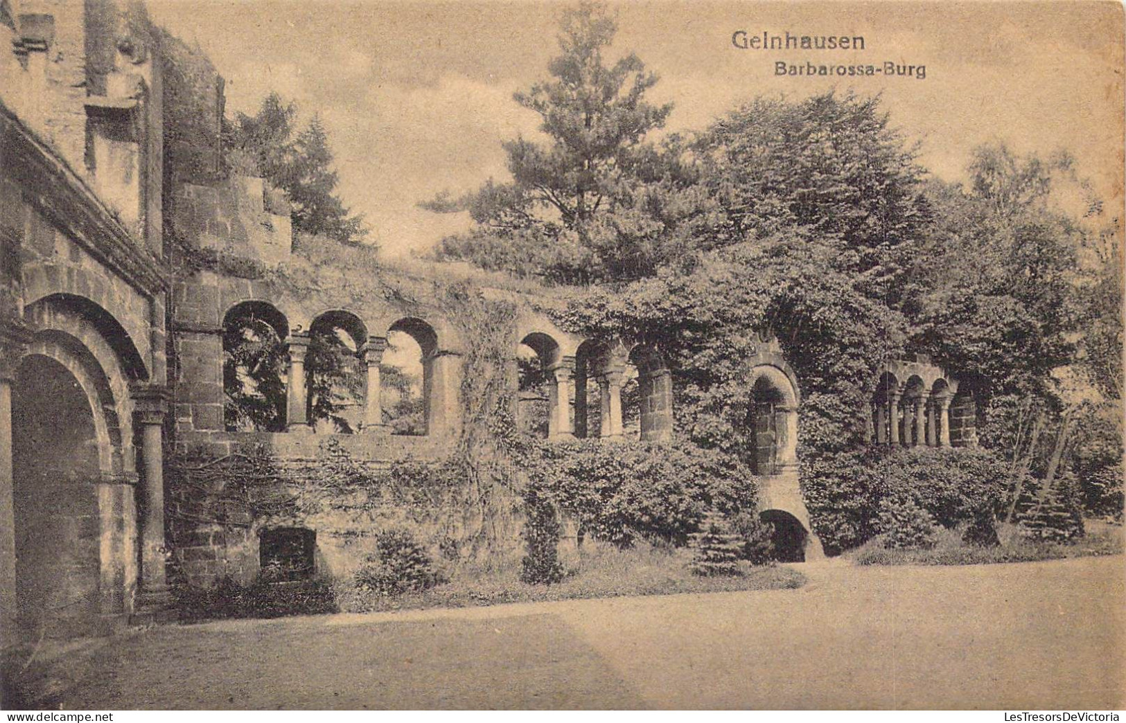 ALLEMAGNE - Gelnhausen - Barbarossa-Burg - Carte Postale Ancienne - Gelnhausen