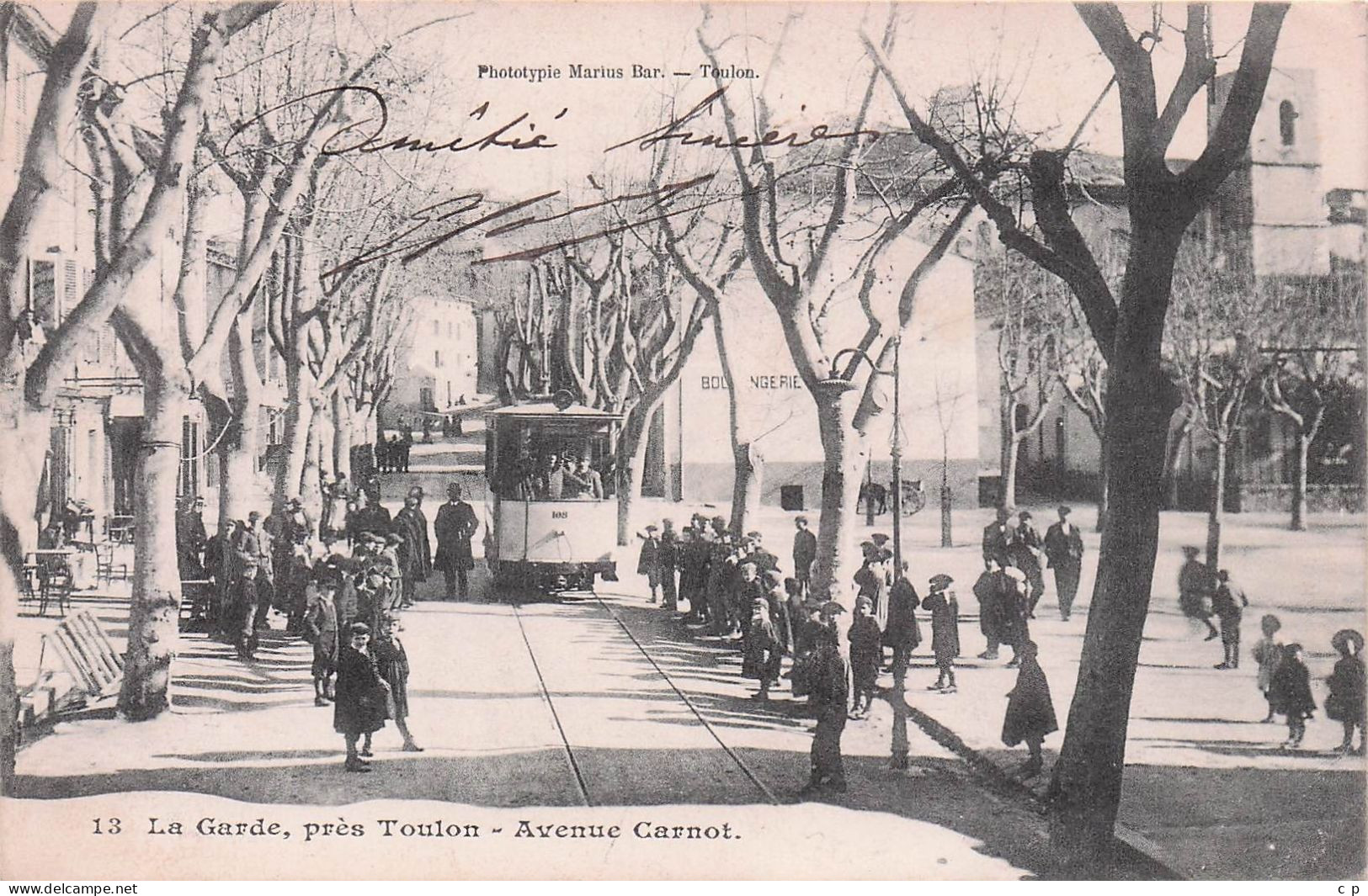 La Garde - Tramway - Avenue Carnot - Boulangerie   - CPA °J - La Garde