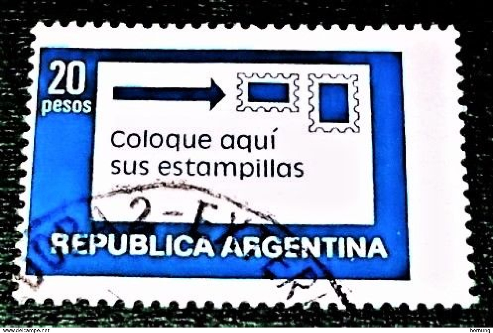 Argentina,1978/79, Post Signes. Correct Positioning Of Stamps. Michel # 1362 - Gebraucht