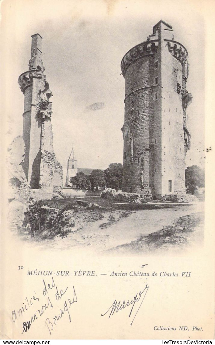 FRANCE - 18 - Mehun-sur-Yèvre - Ancien Château De Charles VII - Carte Postale Ancienne - Mehun-sur-Yèvre