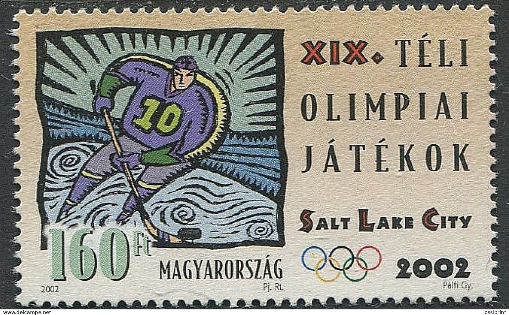 Hungary:Unused Stamp Salt Lake City Olympic Games 2002, MNH - Winter 2002: Salt Lake City