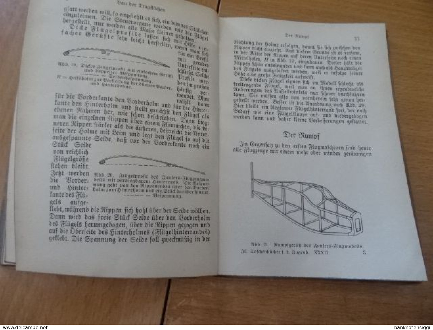 Buch "Der Junge Flugzeugbauer" mit 104 Abbildungen.O.D.