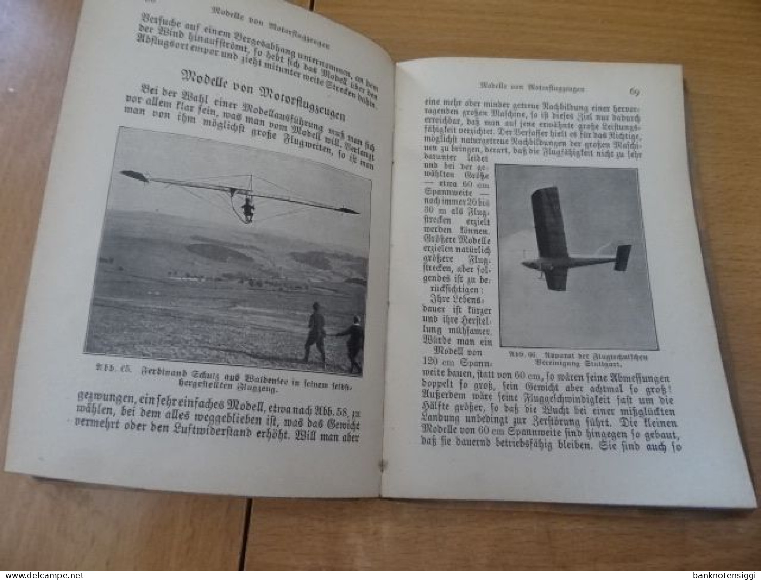 Buch "Der Junge Flugzeugbauer" mit 104 Abbildungen.O.D.