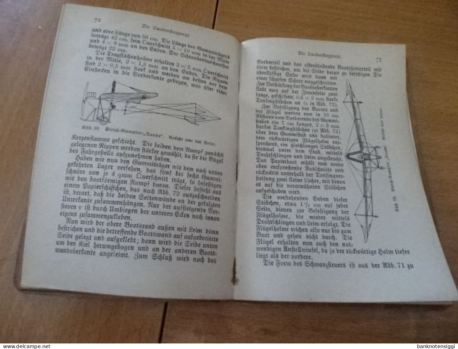 Buch "Der Junge Flugzeugbauer" mit 104 Abbildungen.O.D.