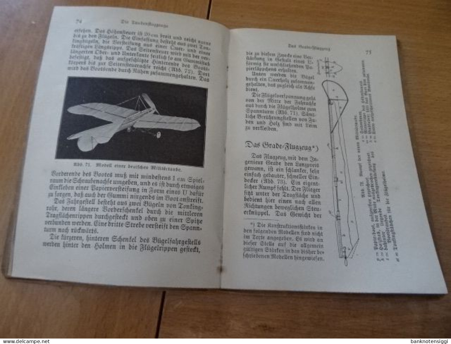 Buch "Der Junge Flugzeugbauer" mit 104 Abbildungen.O.D.