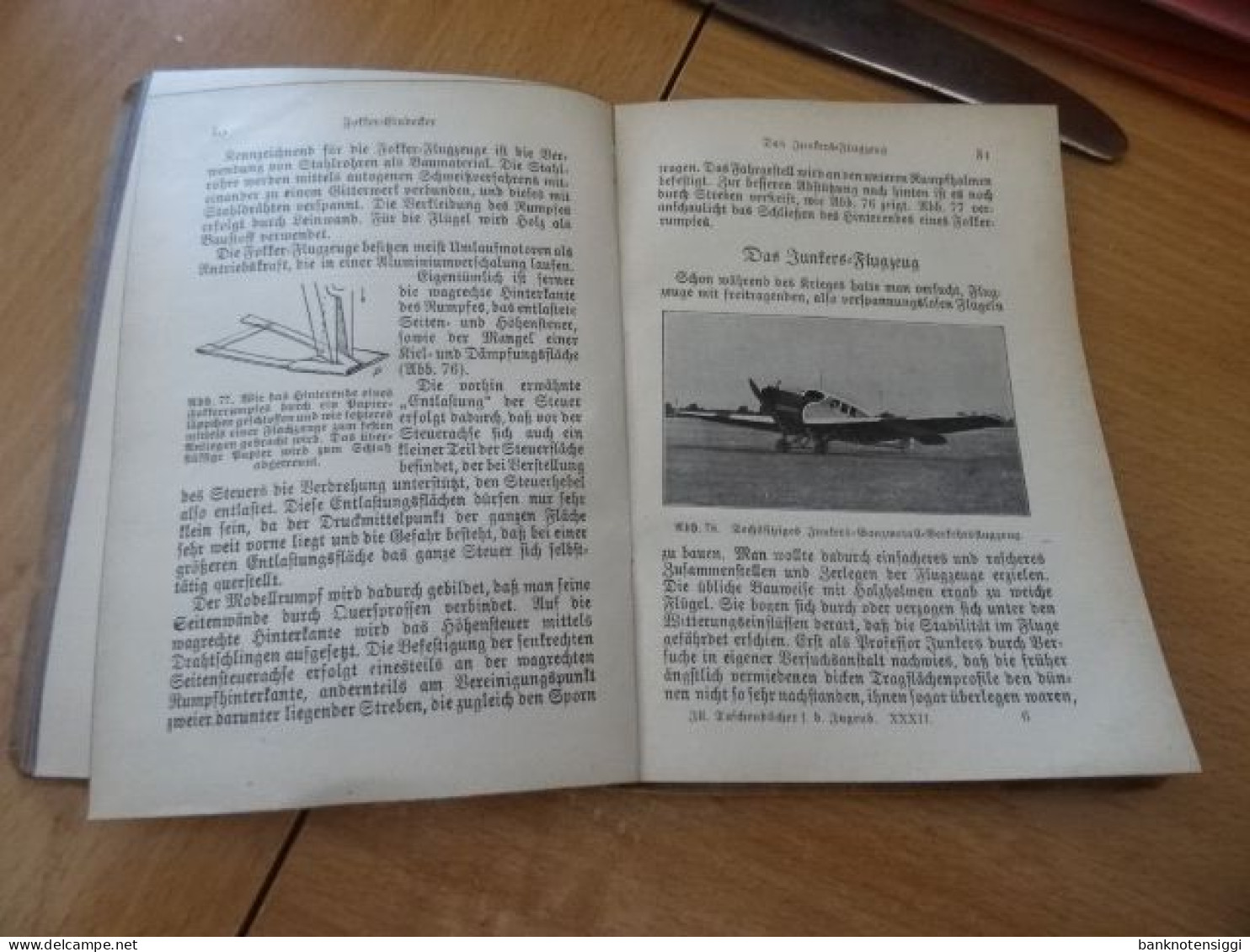 Buch "Der Junge Flugzeugbauer" mit 104 Abbildungen.O.D.