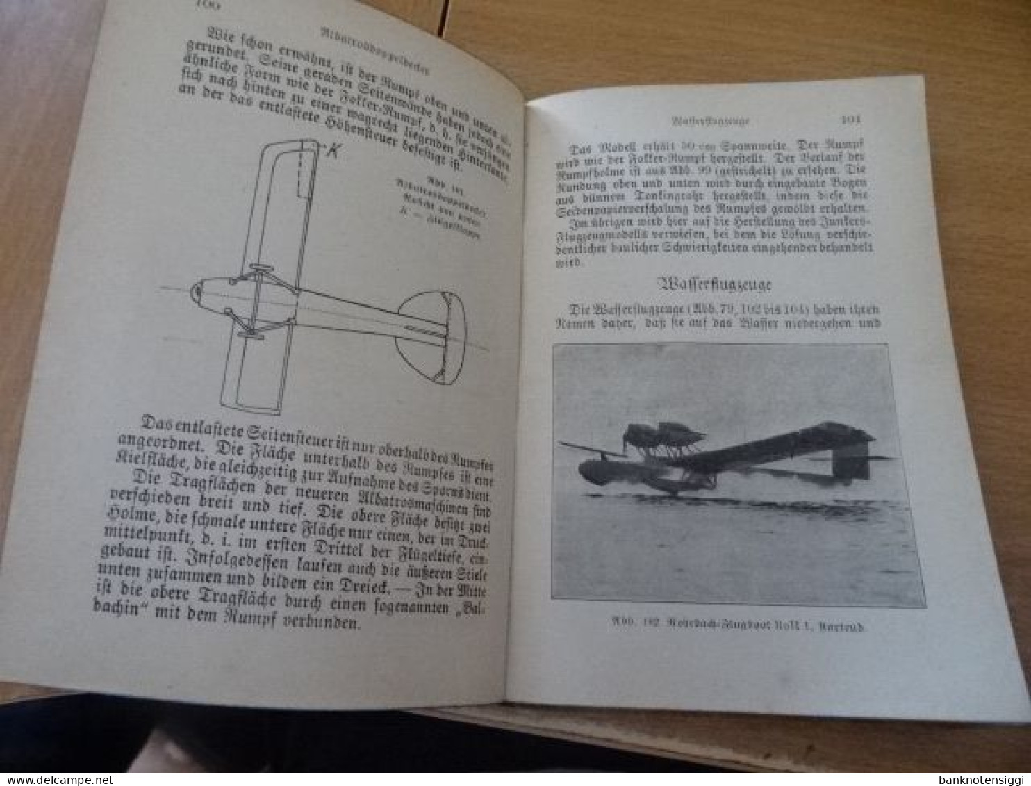 Buch "Der Junge Flugzeugbauer" mit 104 Abbildungen.O.D.