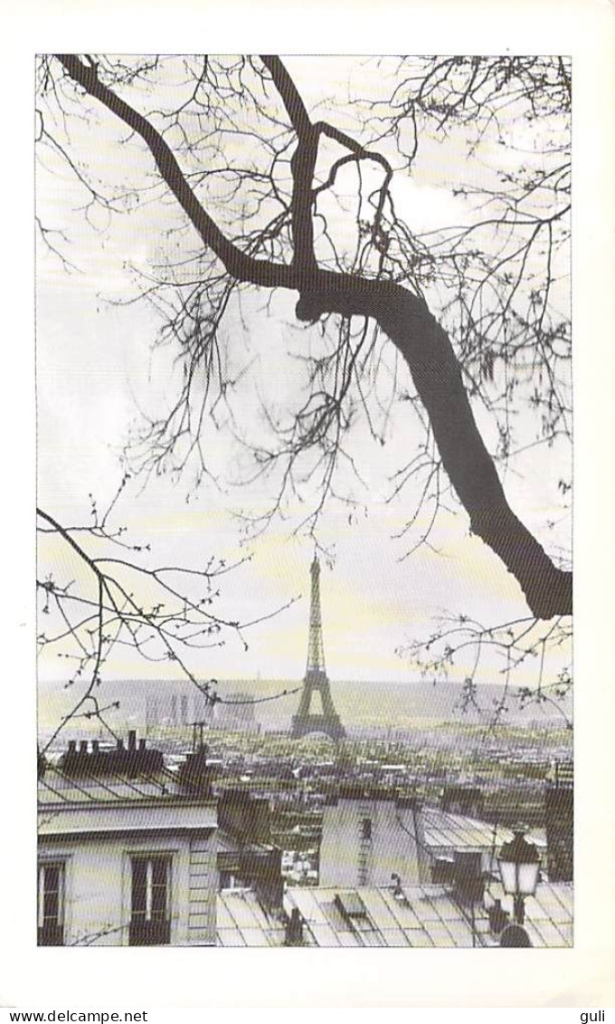 PARIS La TOUR EIFFEL Dans Un Petit Matin Photo ANDRE LOUCOUGARAY 2000 * PRIX FIXE - Tour Eiffel
