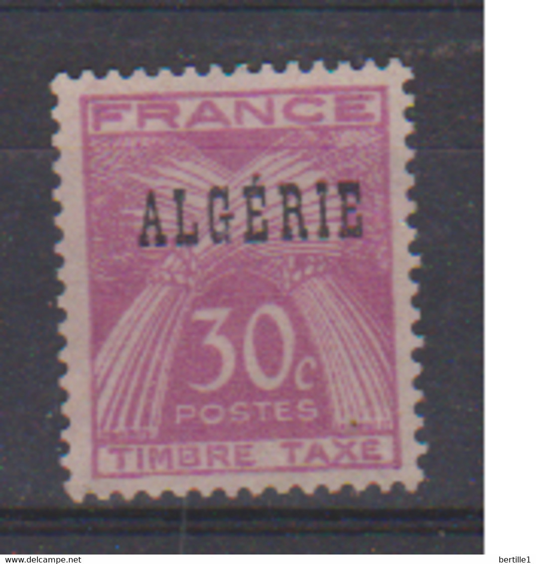 ALGERIE       N°  YVERT    TAXE  34   NEUF SANS CHARNIERE      ( NSCH  1/33 ) - Postage Due
