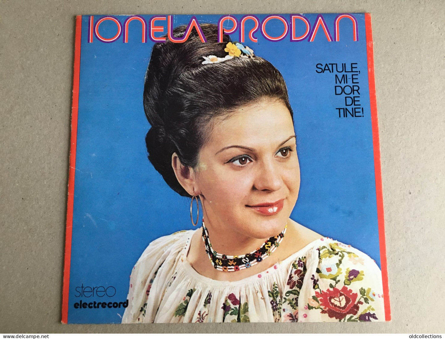 Schallplatte Vinyl Record Disque Vinyle LP Record - Romania Ionela Prodan Folk Music - Wereldmuziek