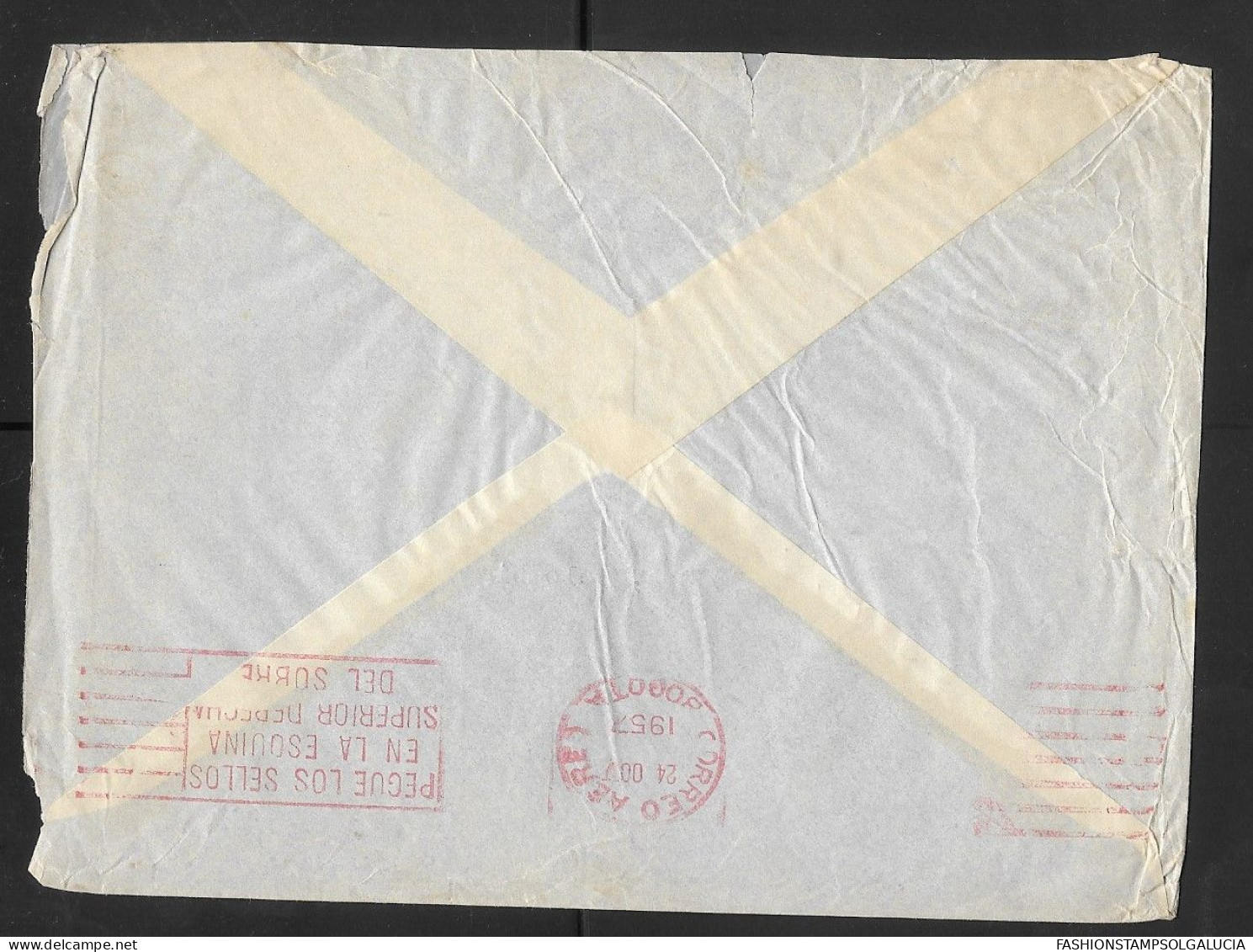 1957 CANAL ZONE, CRISTOBAL, ITALIAN LINE,  COL. SYDNEY B. WILLIAMSON, TO BANCO FRANCES E ITALIANO, BOGOTA - COLOMBIA - Canal Zone